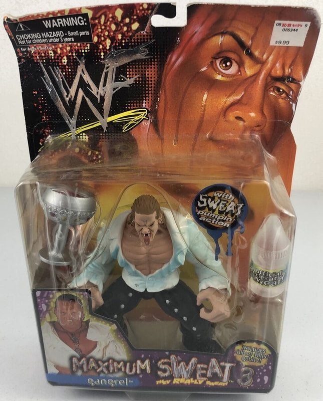 1999 WWF Jakks Pacific Maximum Sweat Series 3 Gangrel [With White Shirt] Action & Toy Figures PWcatalog