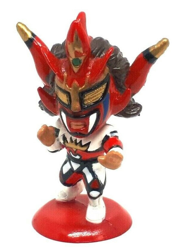 CharaPro Mini Big Heads/Pro-Kaku Heroes Strong Style Prerelease Jyushin Thunder Liger [With Red & White Gear]