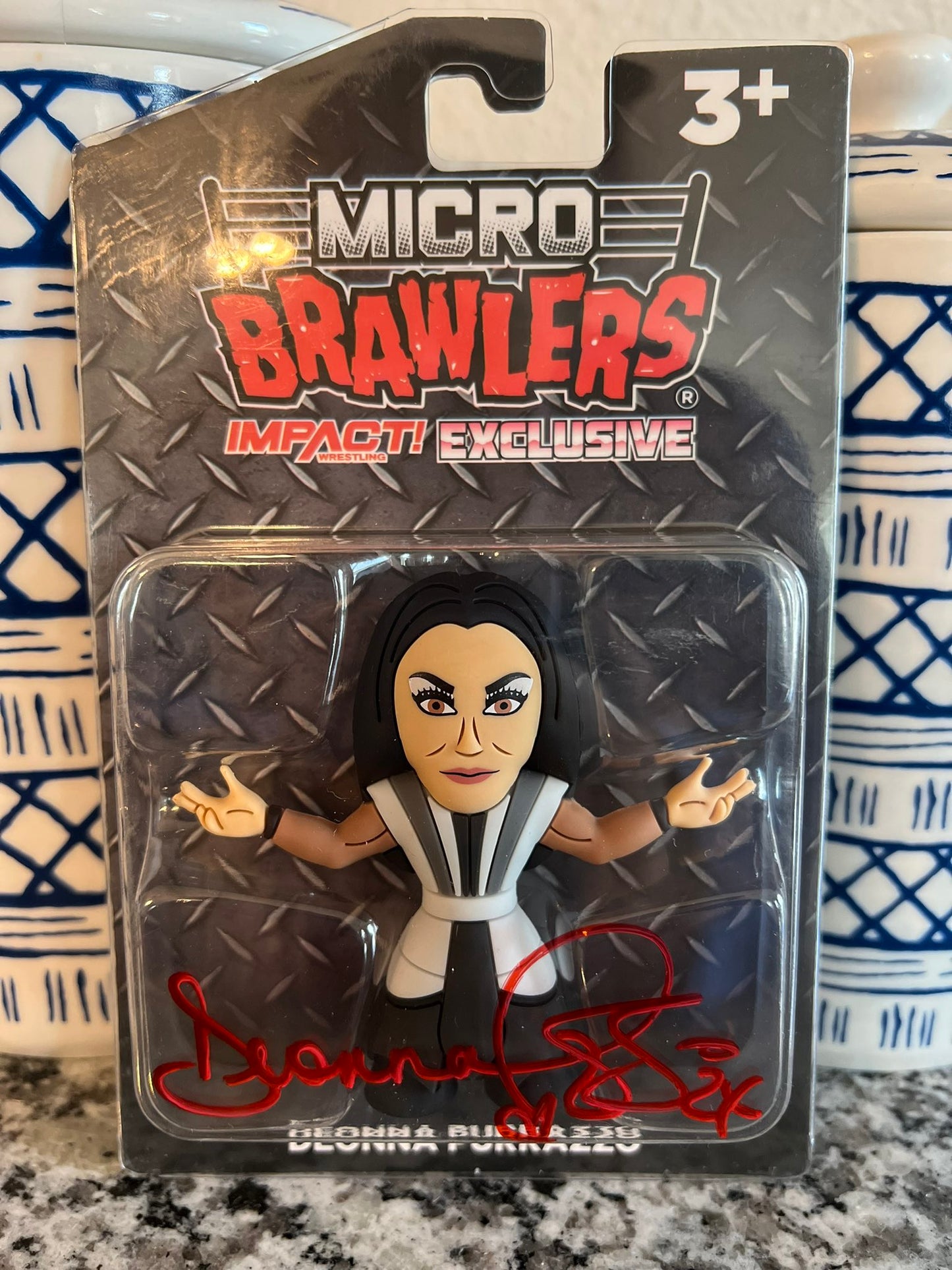 TNA/Impact Wrestling Pro Wrestling Tees Impact! Wrestling Exclusive Micro Brawlers 3 Deonna Purrazzo