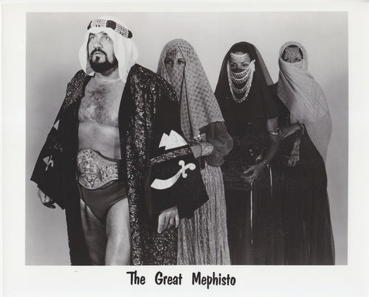 1973 NWA UNITED STATES CHAMPION Great Mephisto Promo Photo
