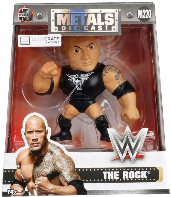 WWE Jada Toys Metals Die Cast 4 Inch The Rock [Exclusive] Action & Toy Figures PWcatalog
