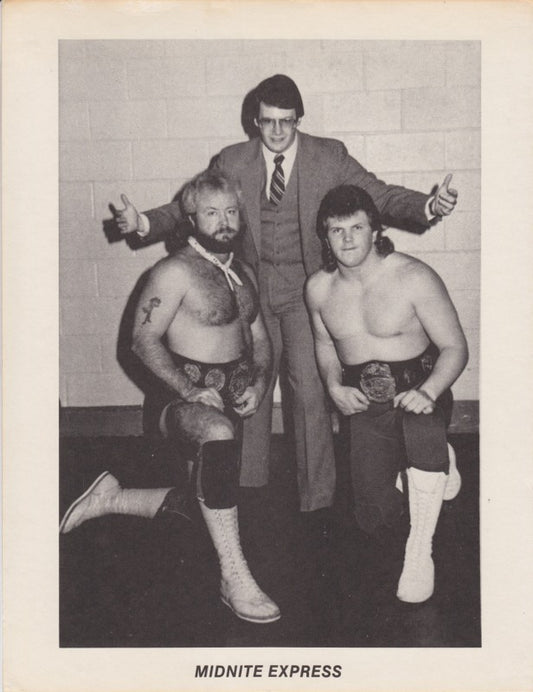1980s Mid South TAG TEAM CHAMPIONS Midnight Express Vintage Promo Photo