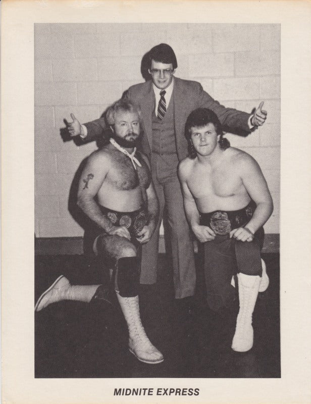 1980s Mid South TAG TEAM CHAMPIONS Midnight Express Vintage Promo Photo