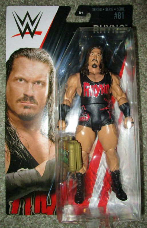WWE Mattel Basic Series 81 Rhyno [Chase] Action & Toy Figures PWcatalog