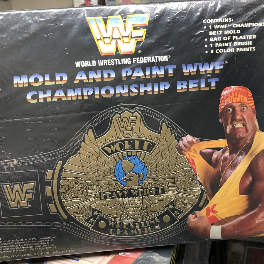 mold and paint WWF championship belt Hulk Hogan PWcatalog