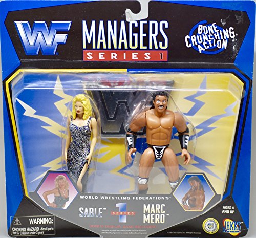 1997 WWF Jakks Pacific Managers Series 1: Sable & Marc Mero Action & Toy Figures PWcatalog