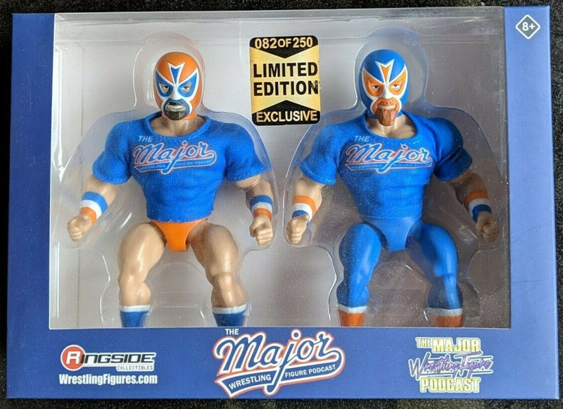 Major Wrestling Figure Podcast Matt Cardona & Brian Myers [Blue Edition, Exclusive] Action & Toy Figures PWcatalog