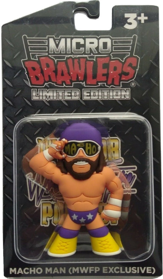 2021 Major Wrestling Figure Podcast Micro Brawlers Macho Man [Exclusive] Action & Toy Figures PWcatalog