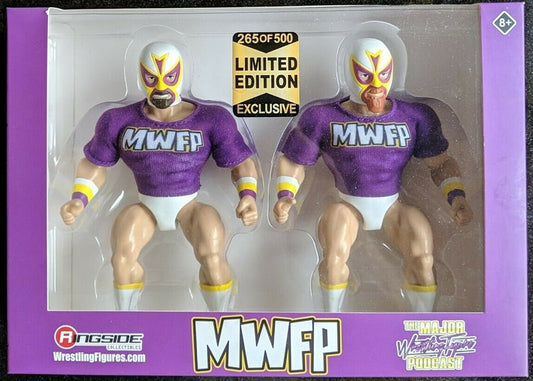 Major Wrestling Figure Podcast Matt Cardona & Brian Myers [Purple Edition, Exclusive]