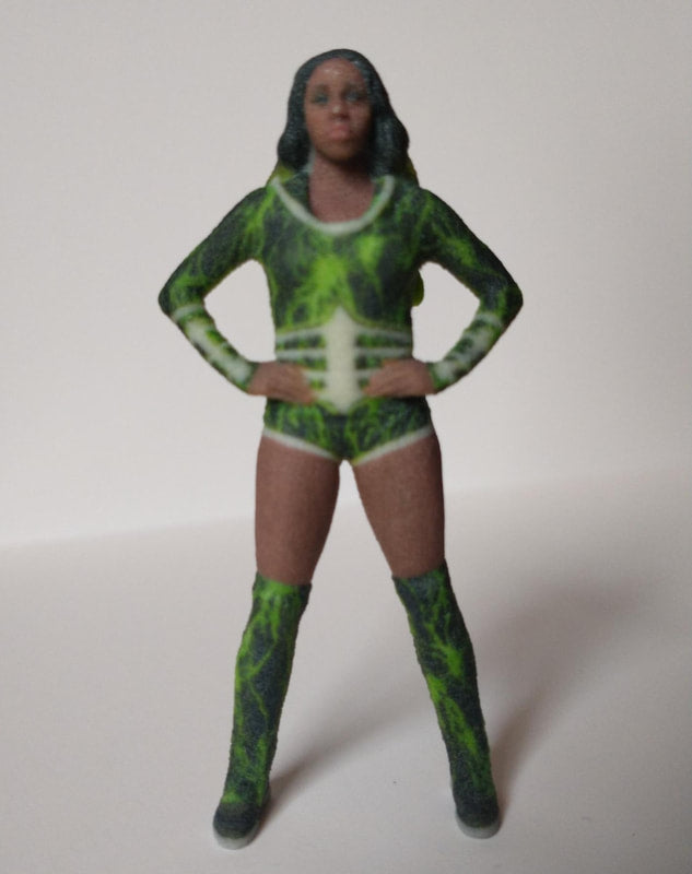WWE Staramba 3D Printed Statues Naomi