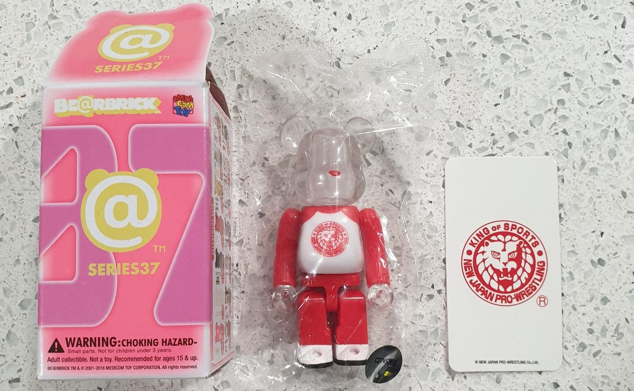 NJPW Medicom Toy Be@rBrick Blind Boxes NJPW Lion Mark Logo [Chase]