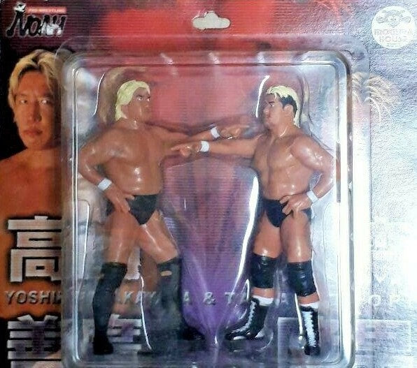 Pro-Wrestling NOAH Mogura House Multipack: Yoshihiro Takayama & Takao Omori [With Black Trunks & Blond Hair, In Pointing Pose] Action & Toy Figures PWcatalog