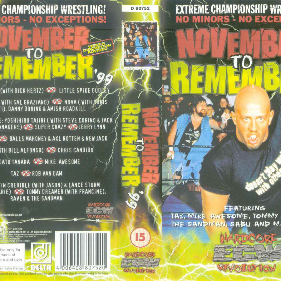 november to remember 1999 DVDs & Videos Pwcatalog
