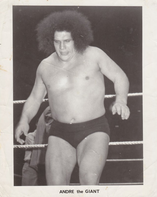 1980s NWA Andre The Giant Promo Photo