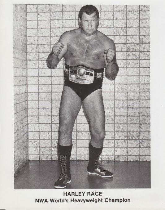 1970s NWA CHAMPION Harley Race Promo Photo