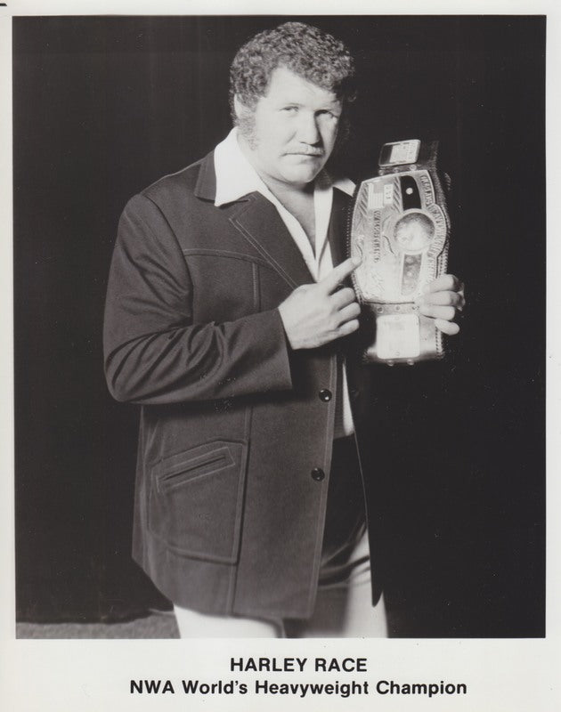 1970's NWA CHAMPION Harley Race Promo Photo PWcatalog