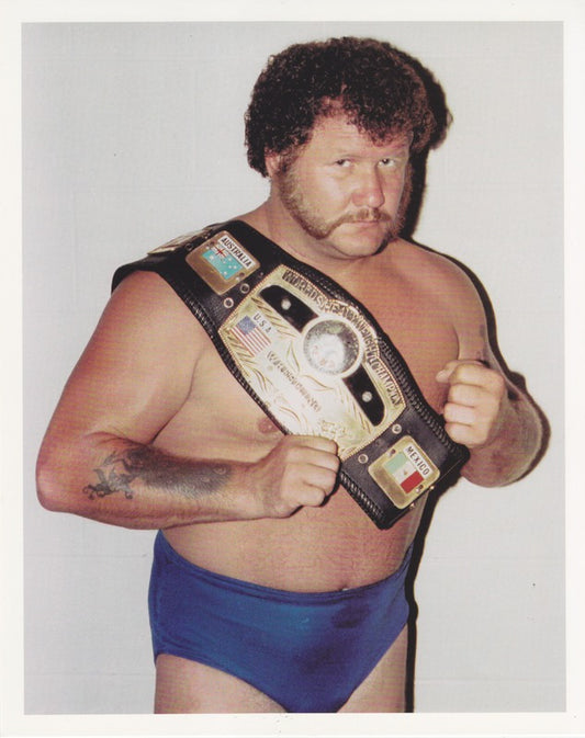 2005 NWA CHAMPION Harley Race Wrestle Reunion 8x10 Promo Photo