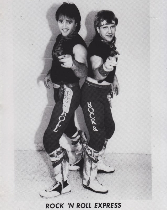 1980s Mid-South Rock 'N Roll Express Promo Photo