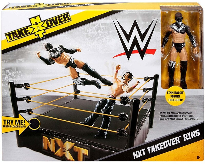 WWE Mattel NXT Takeover Wrestling Rings & Playsets: NXT Takeover Ring [With Finn Balor, Exclusive] Action & Toy Figures PWcatalog