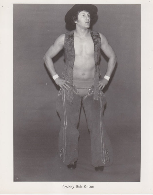 Promo-Photo-Territories-1980's-NWA-Cowboy Bob Orton 