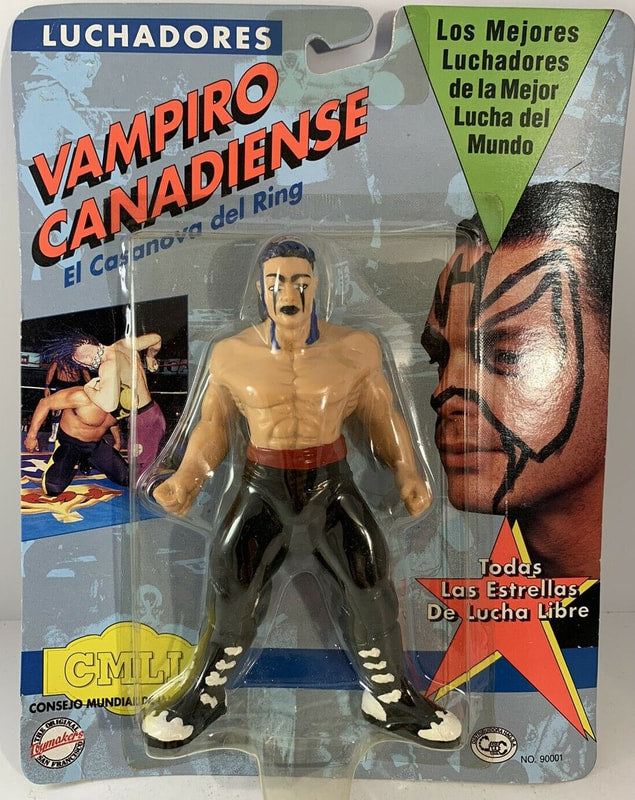 CMLL OSFTM Luchadores Vampiro Canadiense [With Black Eyes, On Alternate Card] Action & Toy Figures PWcatalog