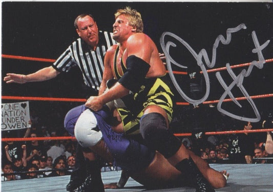 1998 Comic Images WWF Superstarz Owen Hart Autograph 2021 approx value:$500