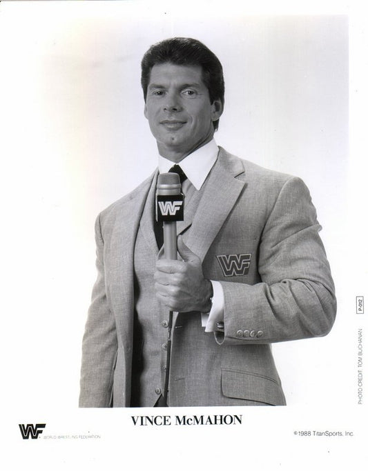 1988 Vince McMahon P012 b/w