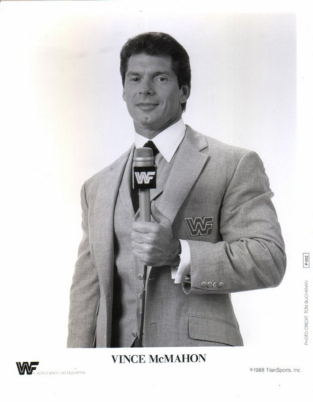 1988 Vince McMahon P012 b/w
