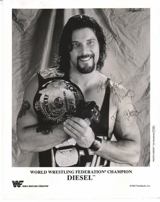 1994 WWF CHAMPION Diesel (Signed) P248b b/w