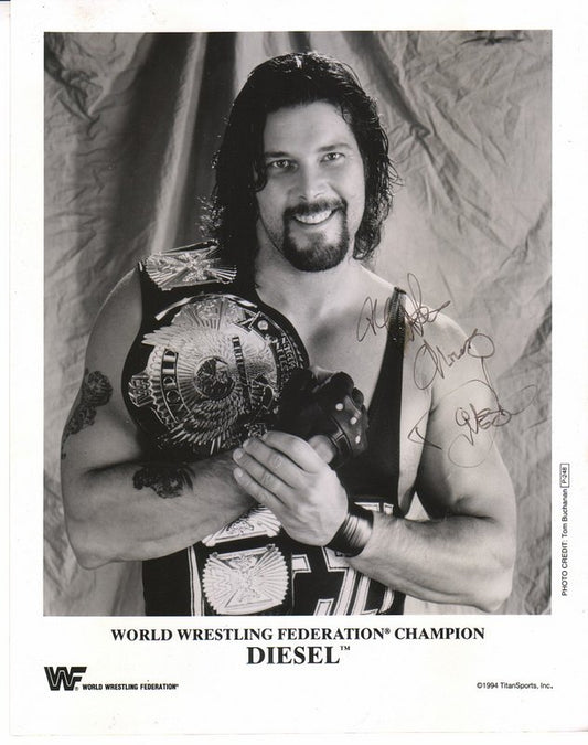 1994 WWF CHAMPION Diesel (signed) P248b b/w 