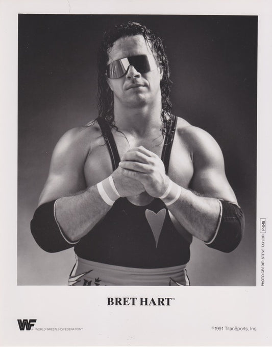 1991 Bret Hart P048 (RARE) b/w