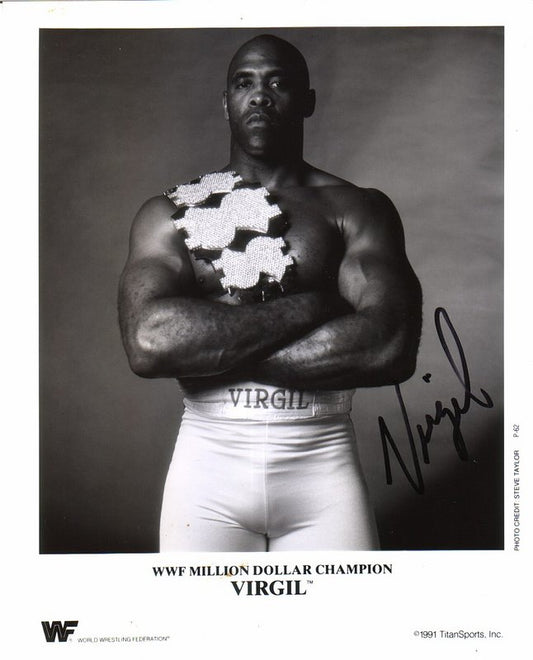 1991 MILLION DOLLAR CHAMPION Virgil (Signed) p62 b/w