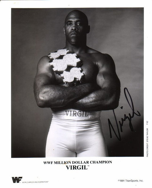 1991 MILLION DOLLAR CHAMPION Virgil (signed) p62 b/w 