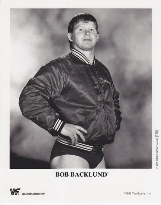 1992 Bob Backlund P116 b/w 
