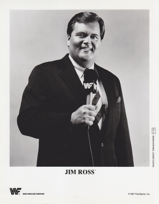 1993 Jim Ross P123 (WWF debut) b/w 