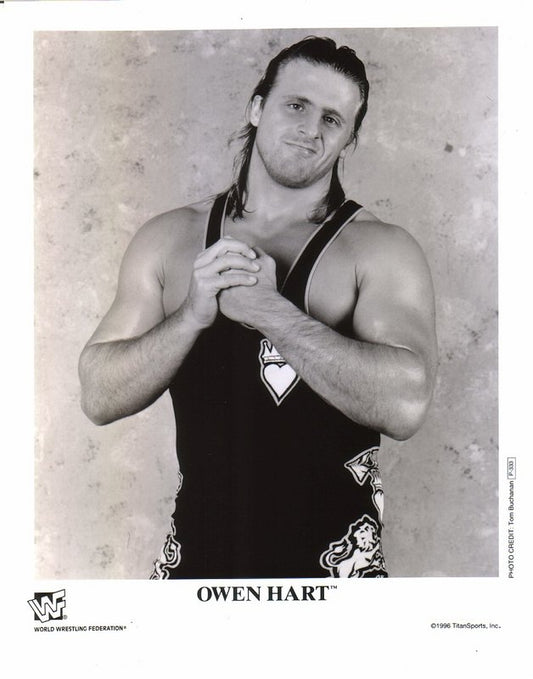 1996 Owen Hart P333 b/w 