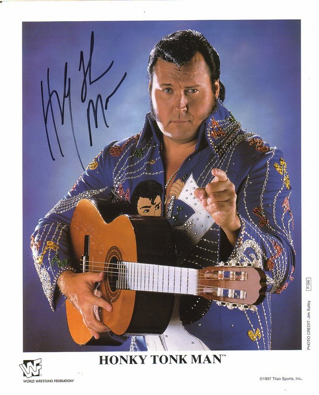 1997 Honky Tonk Man P396 (signed) color 