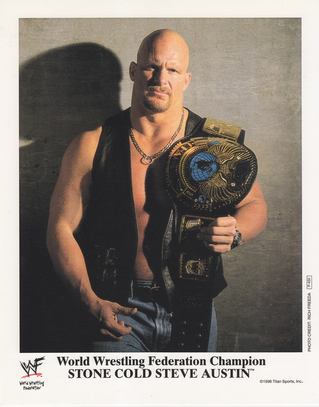 1998 WWF CHAMPION Stone Cold Steve Austin P450 (RARE) color