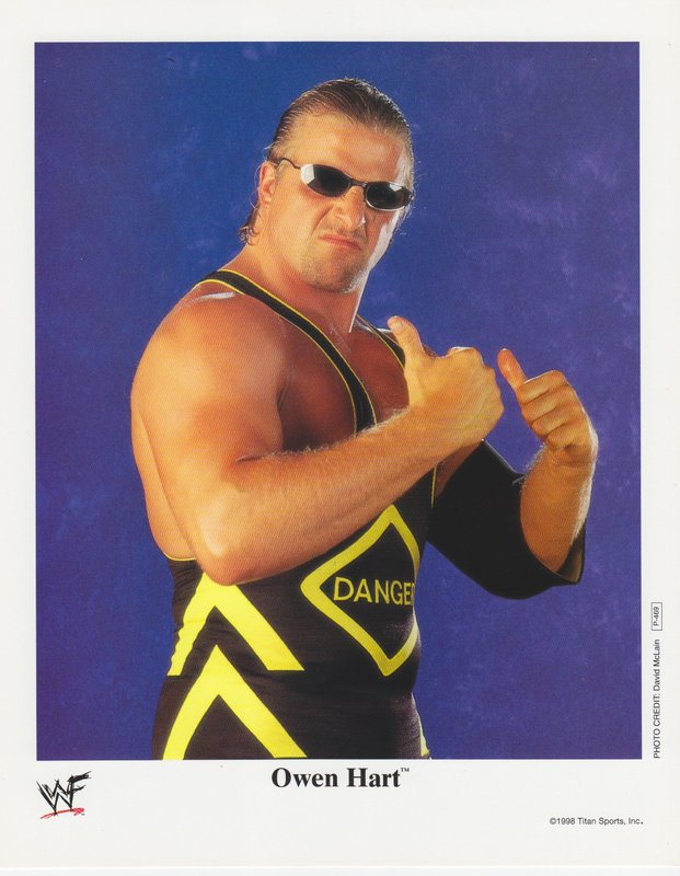 1998 Owen Hart P469 color PW Catalog