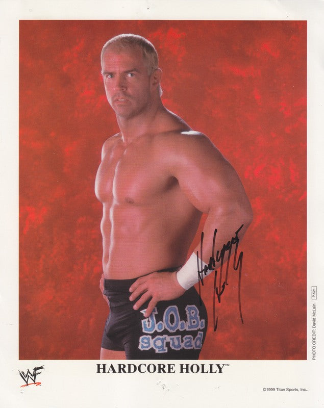 1999 Hardcore Holly P521 (signed) color PW Catalog