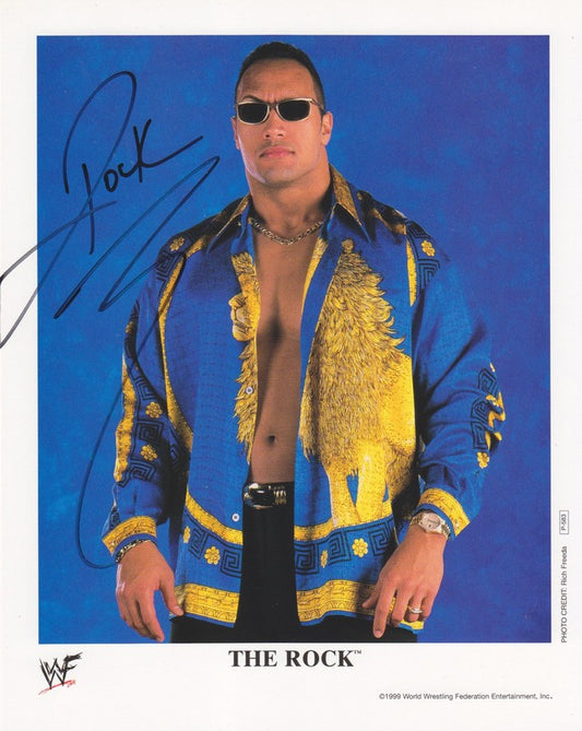 1999 The Rock P583 (signed) color 