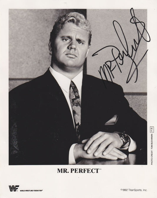 1992 Mr. Perfect P76a (RARE/Signed) b/w 0