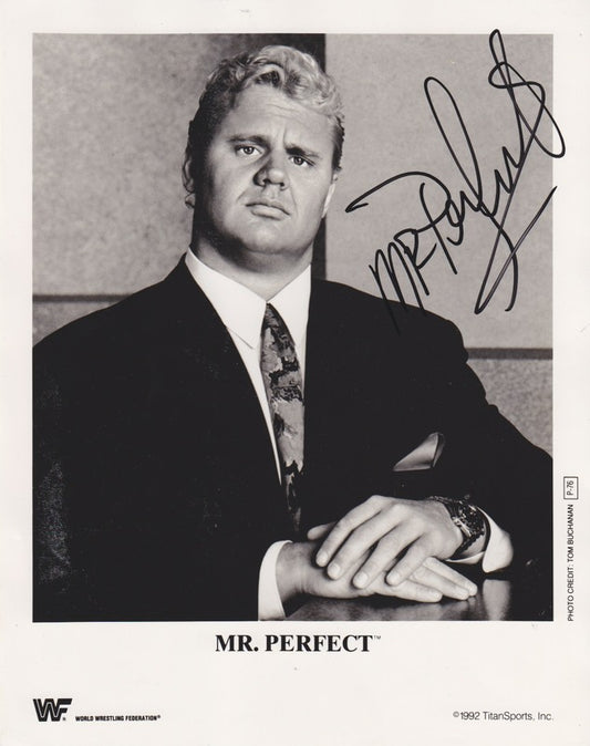 1992 Mr. Perfect P76a (RARE/signed) b/w 0
