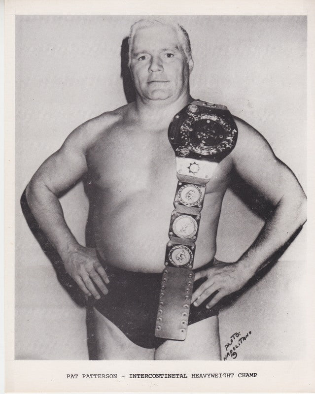 1979 INTERCONTINENTAL CHAMPION Pat Patterson Promo Photo