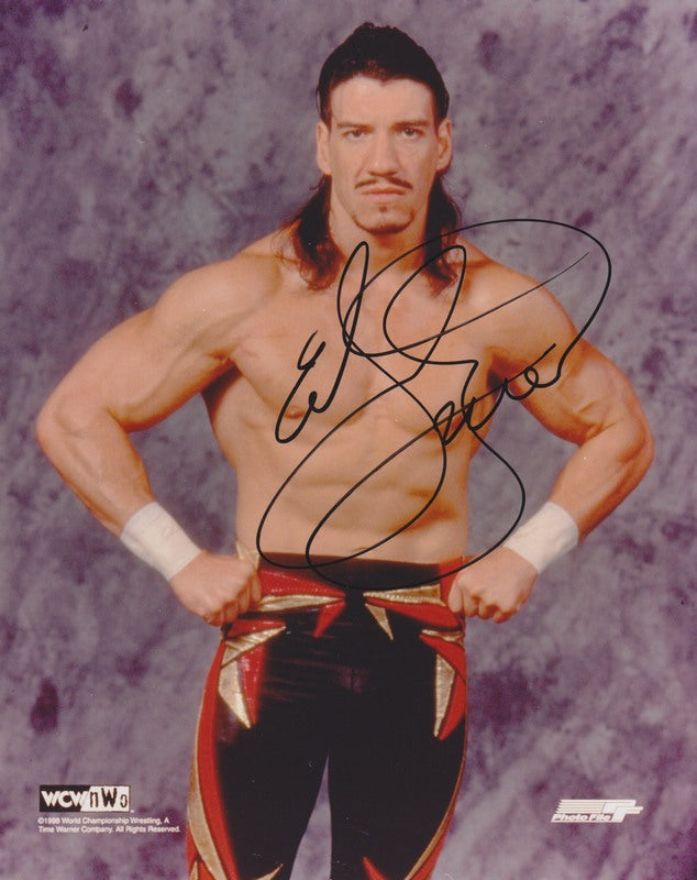 1998 WCW Eddie Guerrero (Signed) Photo File Color