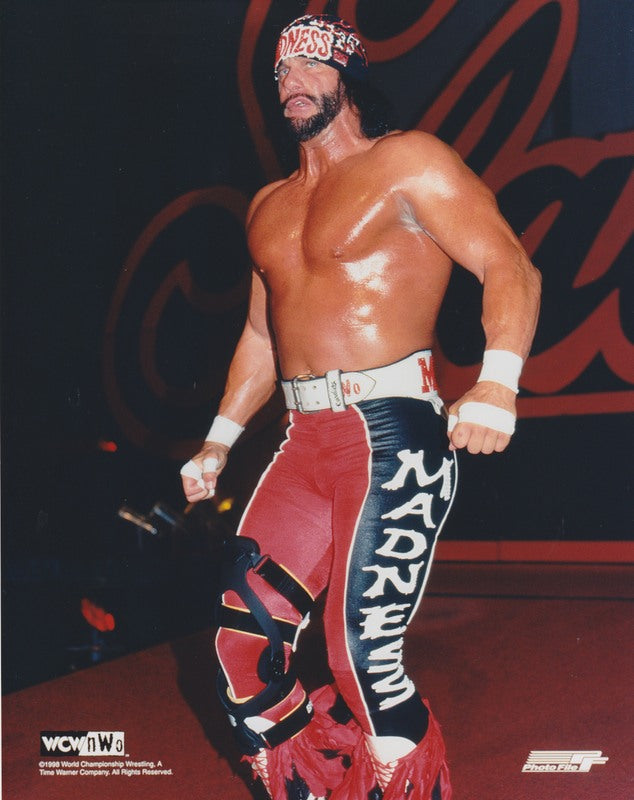 1998 WCW Macho Man Randy Savage Photo File color PW Catalog