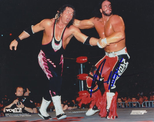 1998 WCW Macho Man Randy Savage(signed) Photo File Color
