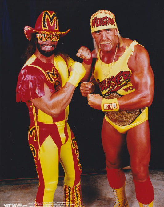 1995 WCW Hulk Hogan &Macho Man Randy Savage licensed color