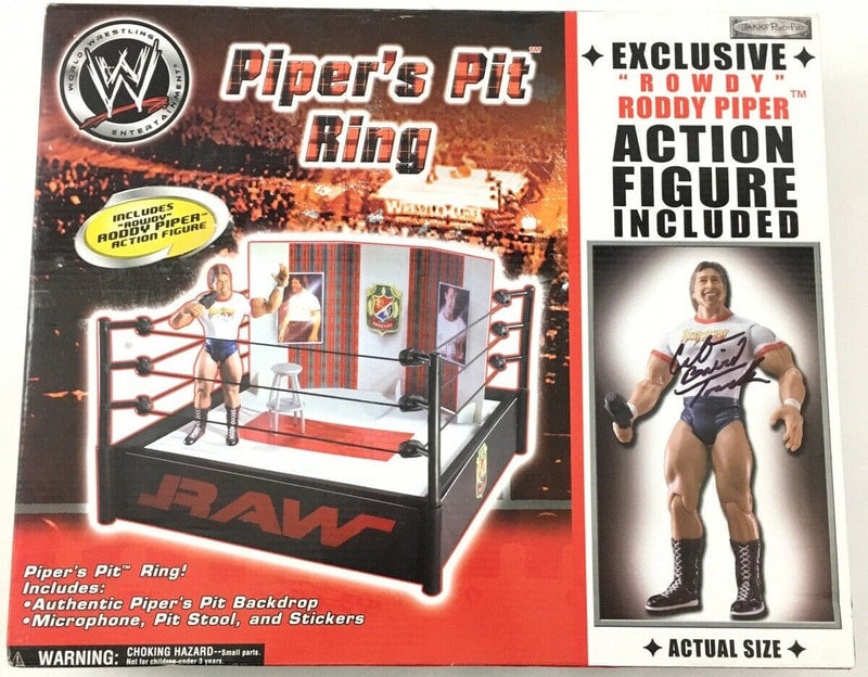 WWE Jakks Pacific Piper's Pit Ring [With "Rowdy" Roddy Piper] Action & Toy Figures PWcatalog