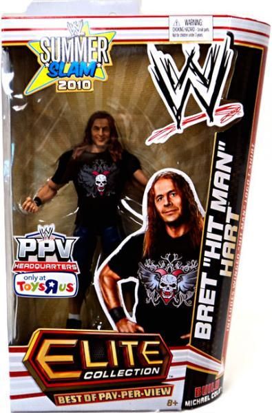WWE Mattel Best Of Pay-Per-View: 2011 Bret "Hit Man" Hart [Exclusive] Action & Toy Figures PWcatalog